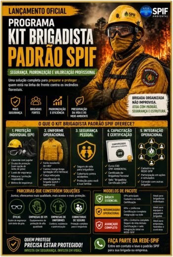 KIT BRIGADISTA FLORESTAL REDE-SPIF