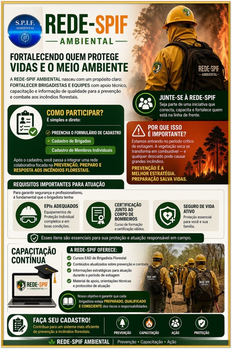 BRIGADAS FLORESTAIS (REDE-SPIF)