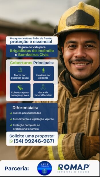 A segurança começa antes do combate – Seguro de vida ROMAP