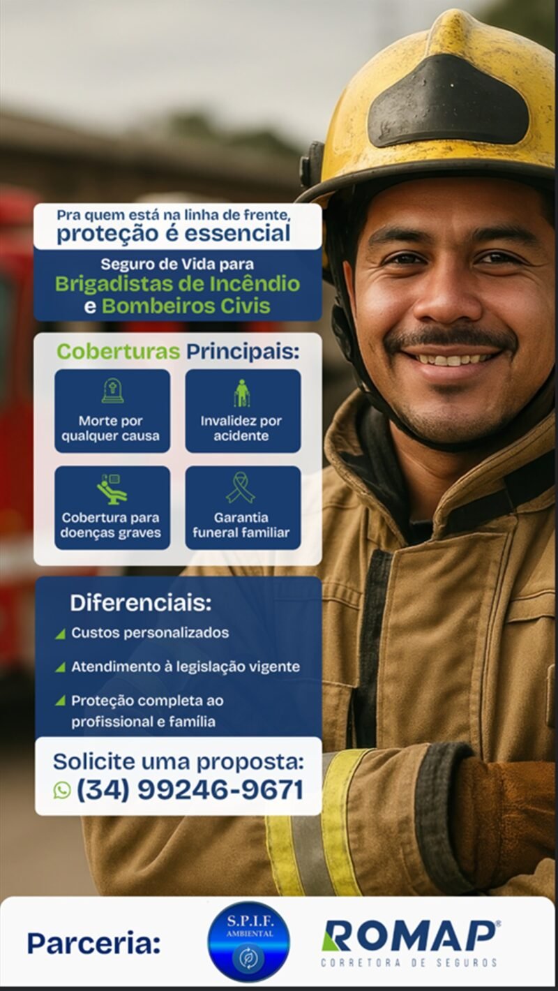 A segurança começa antes do combate – Seguro de vida ROMAP