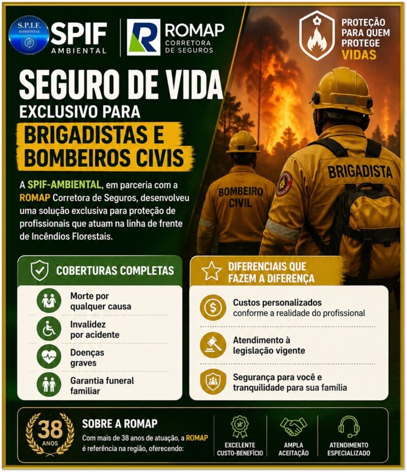 SEGURANÇA NÃO É OPÇÃO É REGRA PARA BRIGADISTAS FLORESTAIS
